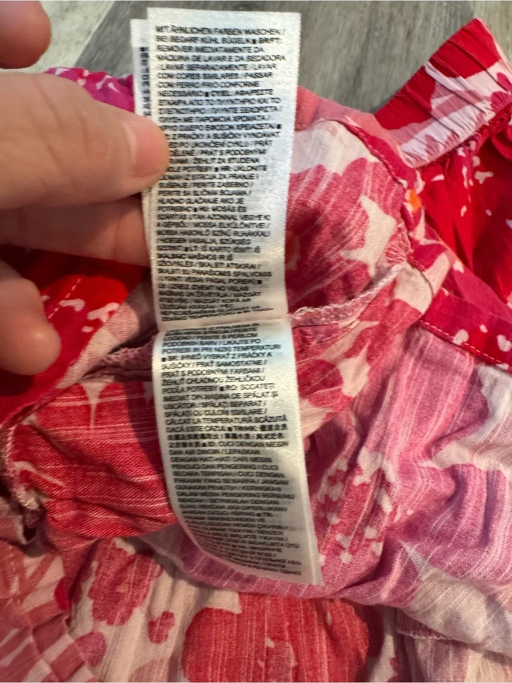 GAP floral skirt - medium girls